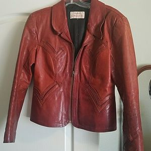 Vintage Gandalf the Wizard leather jacket